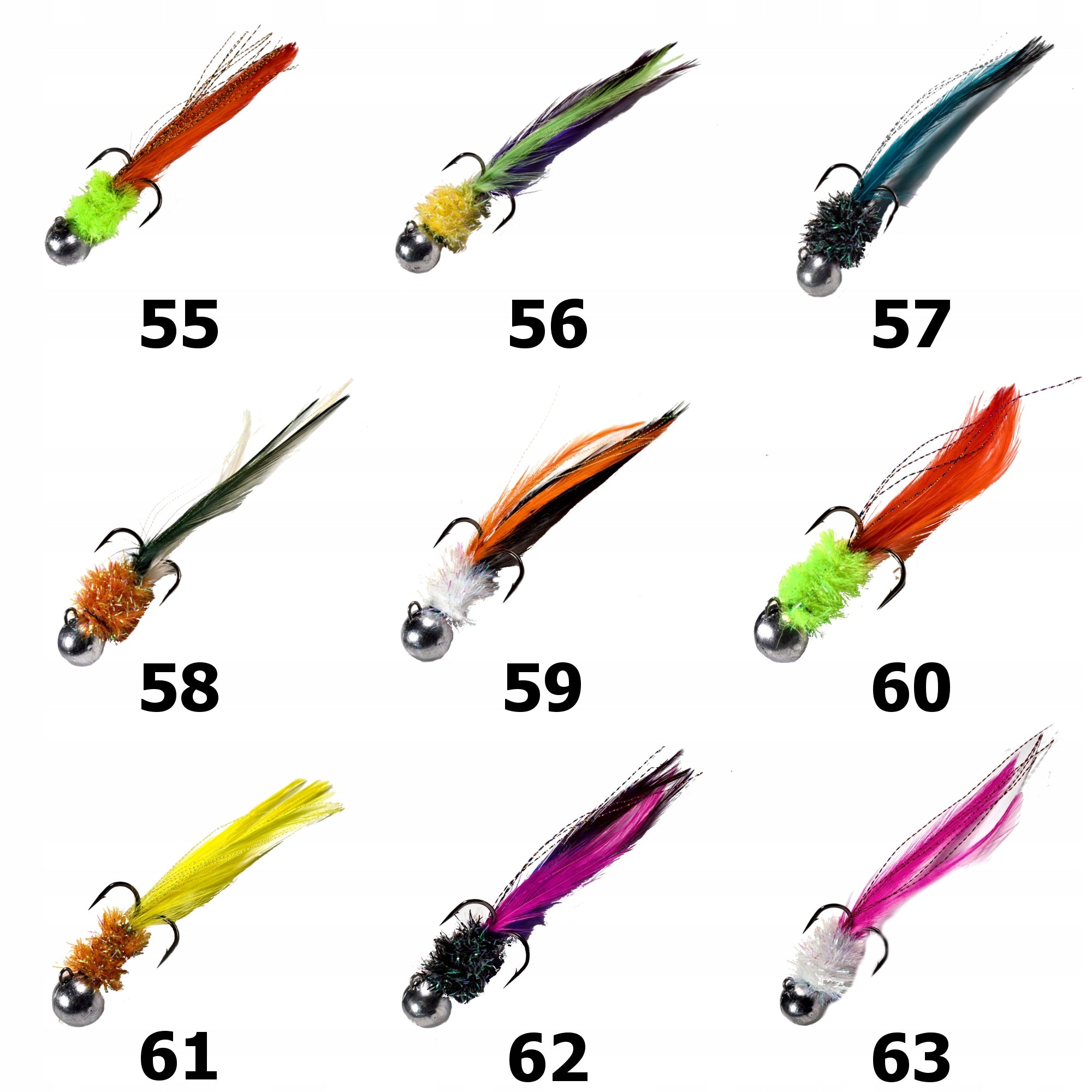 ROOSTER 10g - different colours - 100% HAND MADE - colour selection Fishing method spinning
