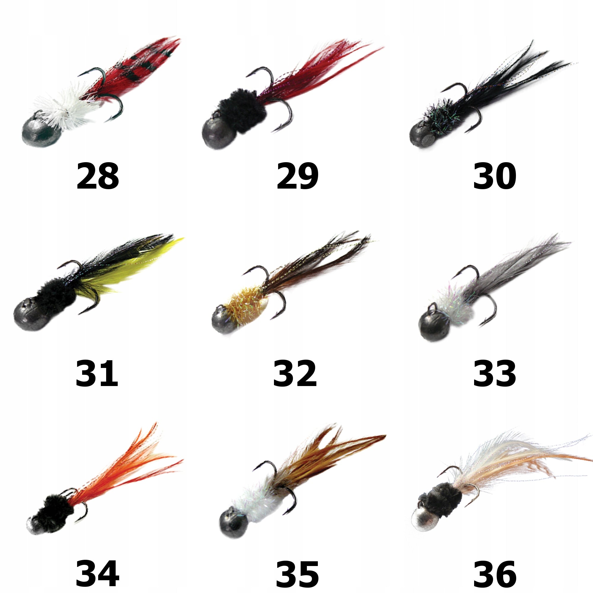 ROOSTER 10g - different colours - 100% HAND MADE - colour selection Model KOGY-10g