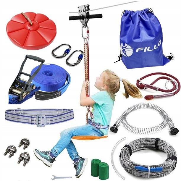 ROPE DESCENT FOR CHILDREN ROPE PROTECTION SET 6mm 30 to 120kg