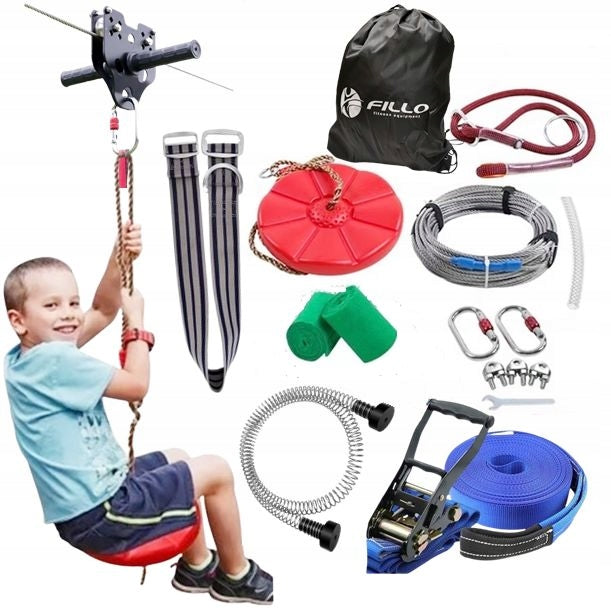 ROPE DESCENT SOLID MEGA SET 120kg ROPE 6mm