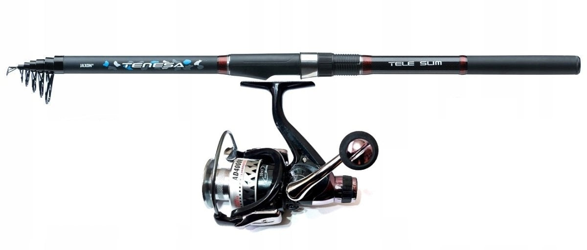 ROPE FISHING ROD JAXON TENESA 3,6 m REEL FL AD3000R 10+1 BEARINGS