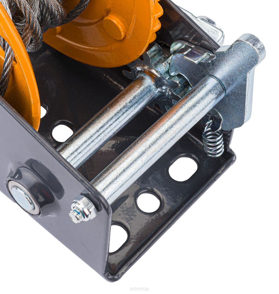 ROPE WINCH HAND CRANK WINCH 454KG 5M PER CRANK Product weight with unit packaging 3.5 kg
