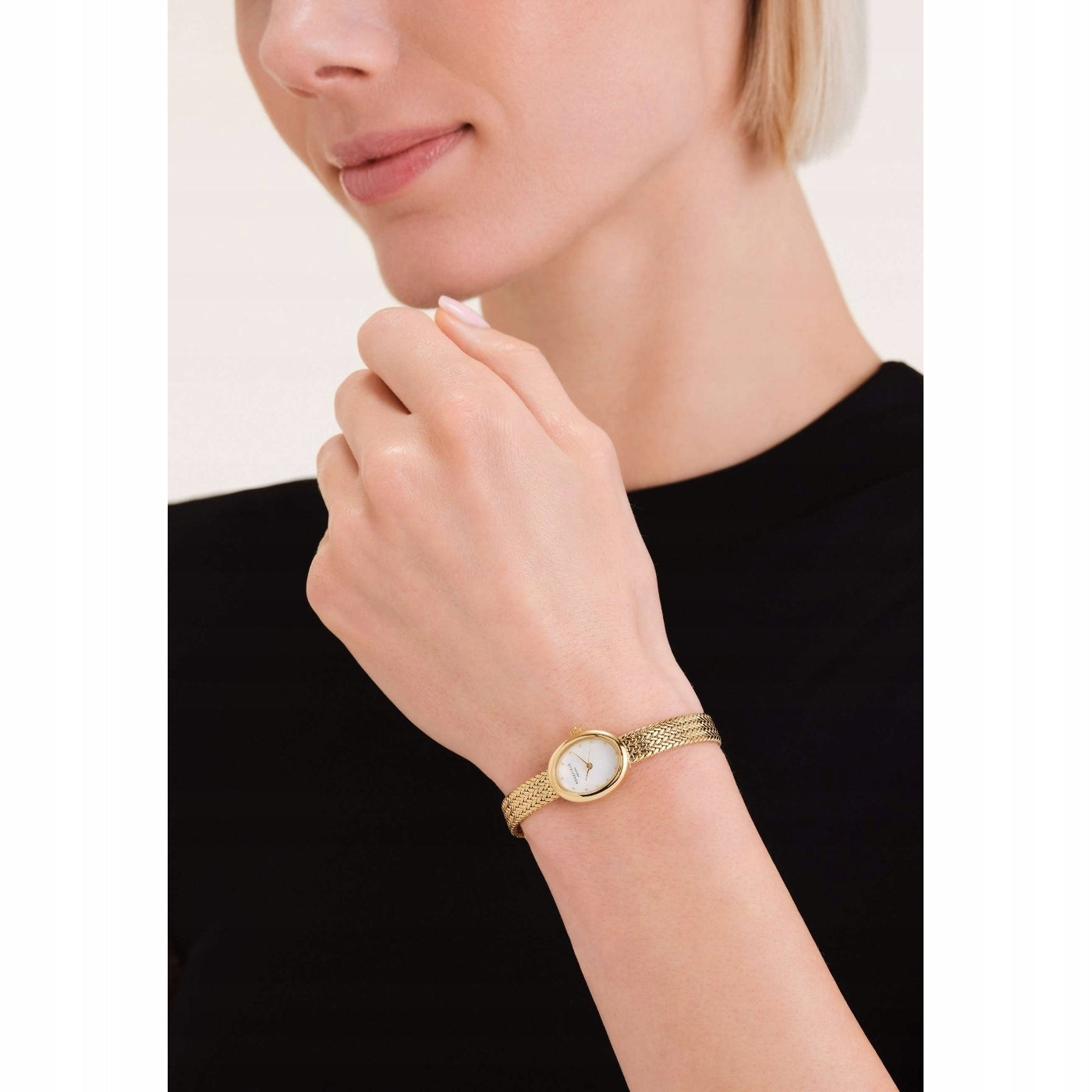 ROSEFIELD Women's Watch Mini Oval 18.5mm Gold Brand Rosefield