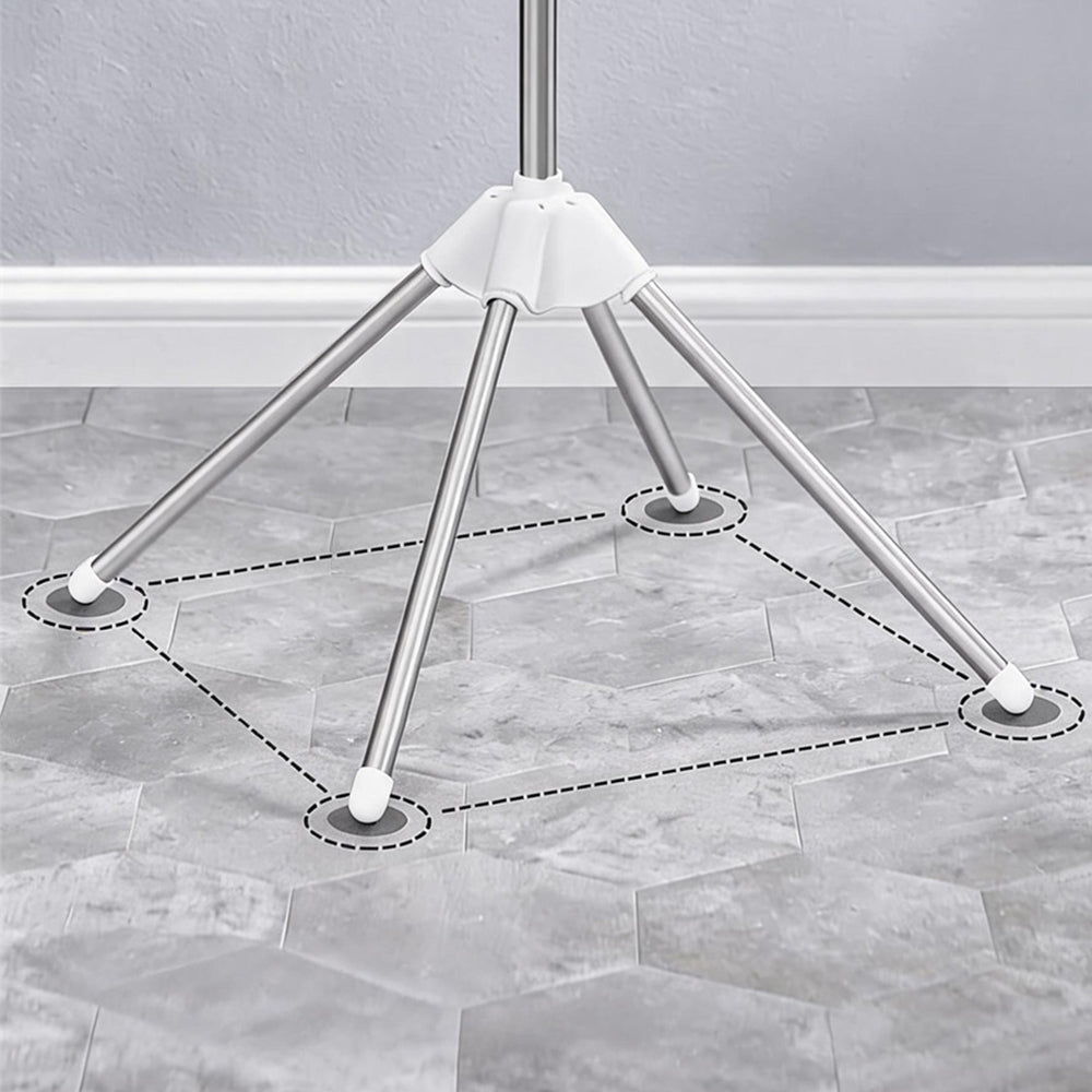 ROTARY DRYER 3 ARMS 27 HOLES 360° FOR CLOTHES BALCONY TERRACE WHITE Customs tariff code 73239900