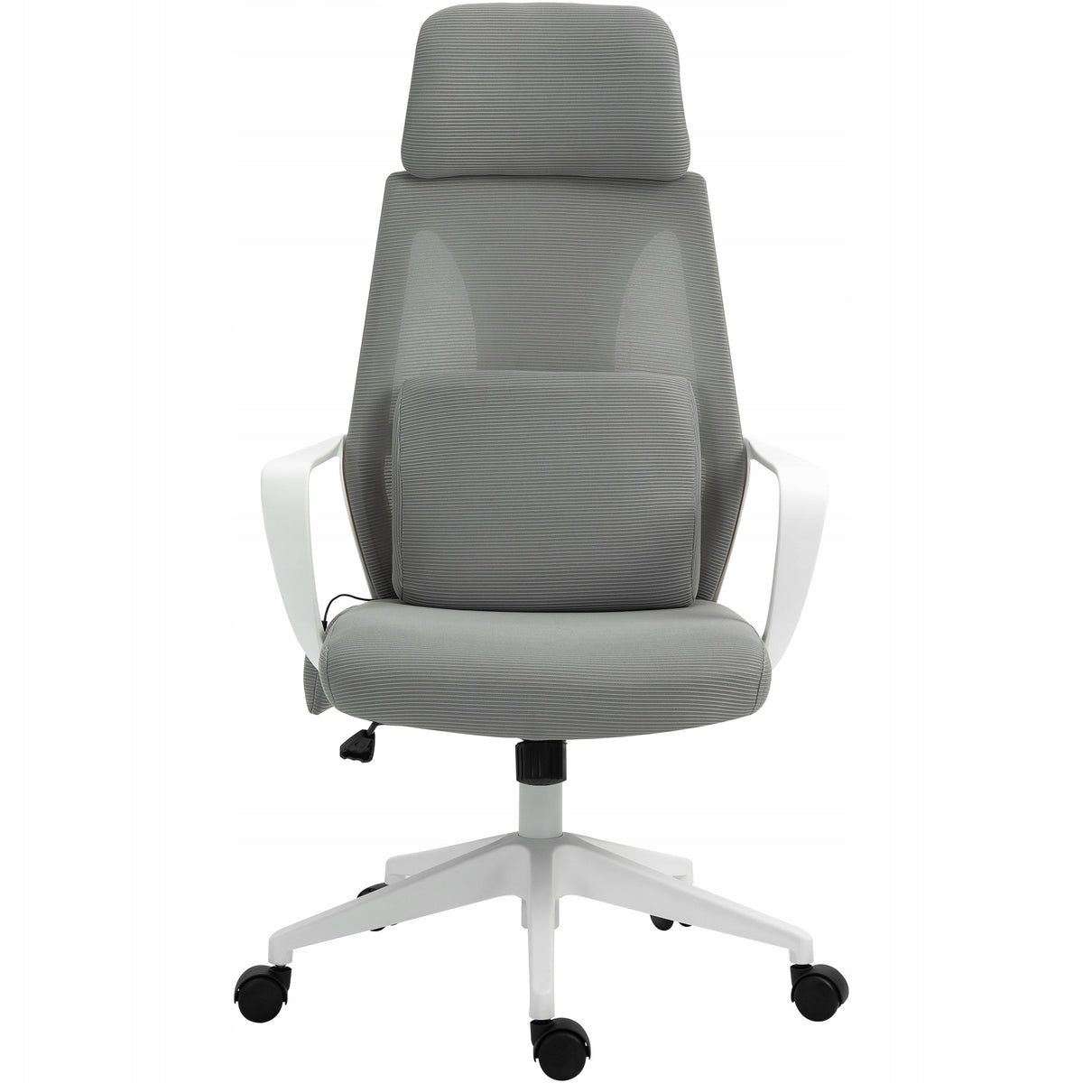 ROTARY MASSAGE CHAIR FOR OFFICE WITH HEIGHT ADJUSTMENT GREY Packaging status original