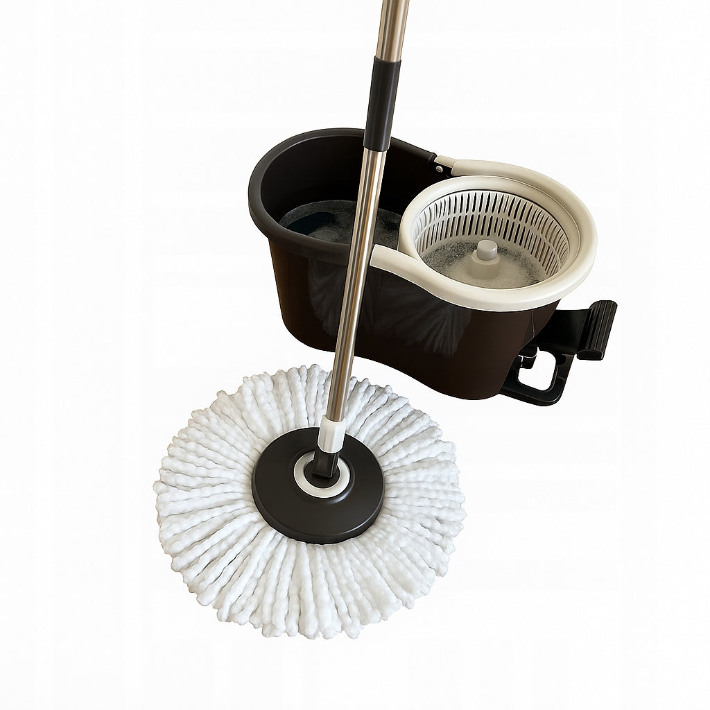 ROTARY MOP 360 FOR WASHING FLOOR INSERT MICROFIBER WITH BUCKET Packaging status original