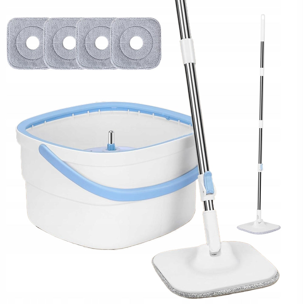 ROTARY MOP WITH BUCKET ROTARY TWO CHAMBER SQUEEZER ROUND DISPENSER
