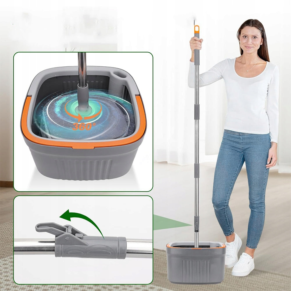 ROTARY MOP WITH BUCKET SEPARATION OF CLEAN AND DIRTY WATER WITHOUT TOUCHING THE WINDOWS Manufacturer code MOP