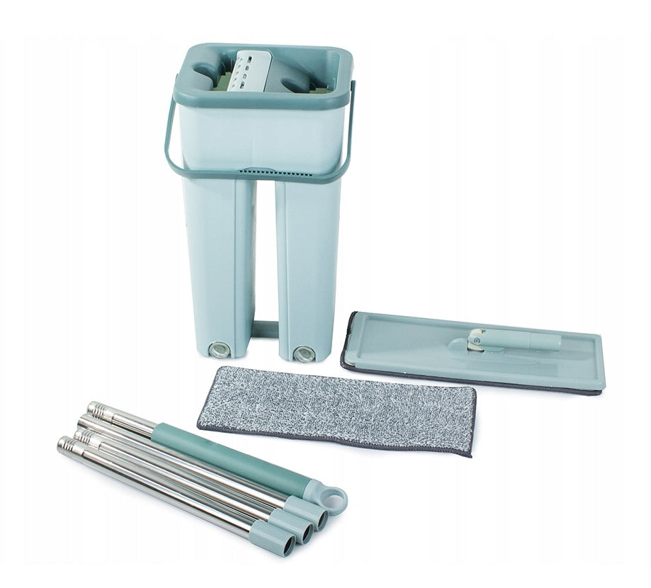 ROTATING FLAT MOP WITH TWO-CHAMBER BUCKET +inserts Brand XL-Tools