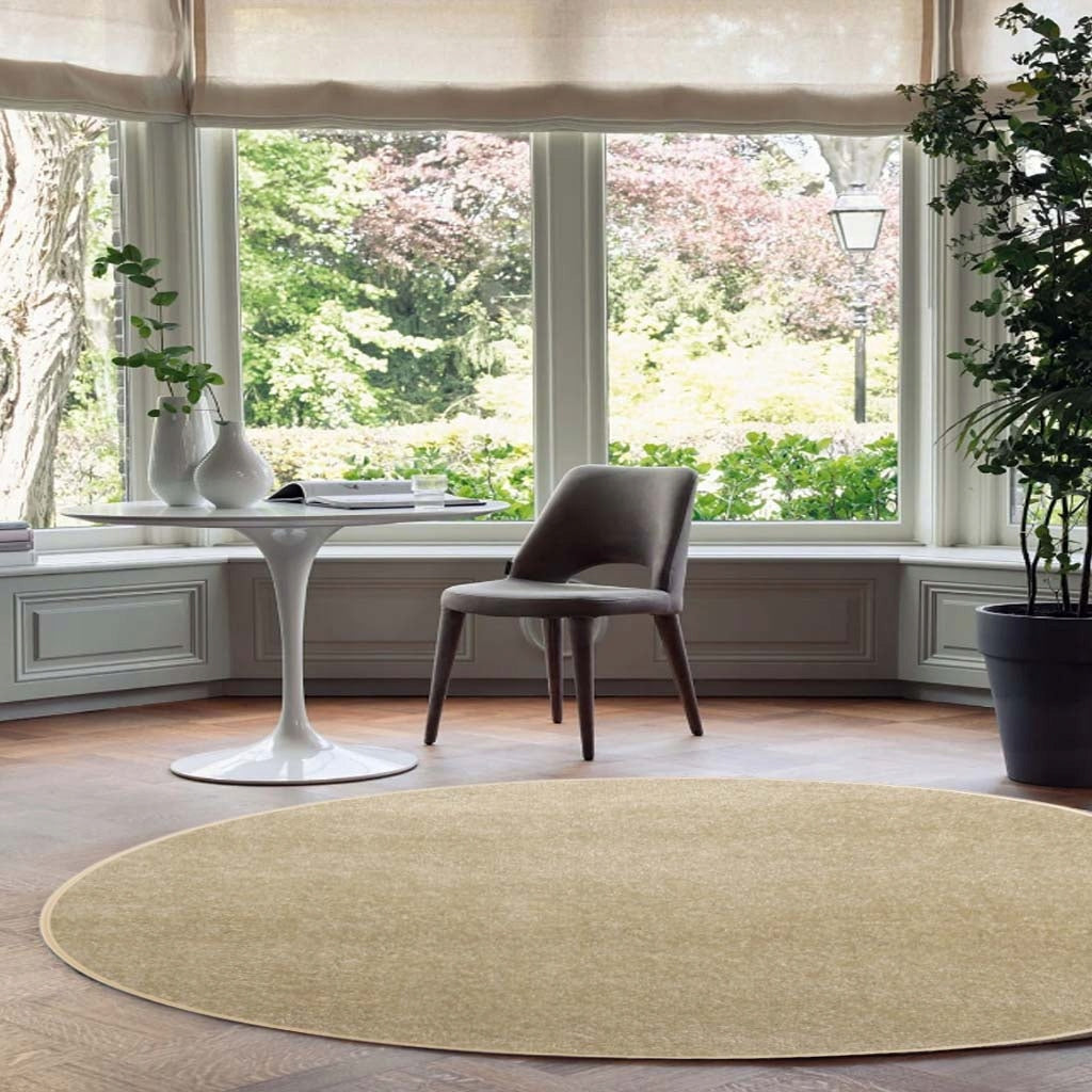 ROUND CARPET DIAMOND BEIGE CIRCLE 200X200 cm Product width 200 cm