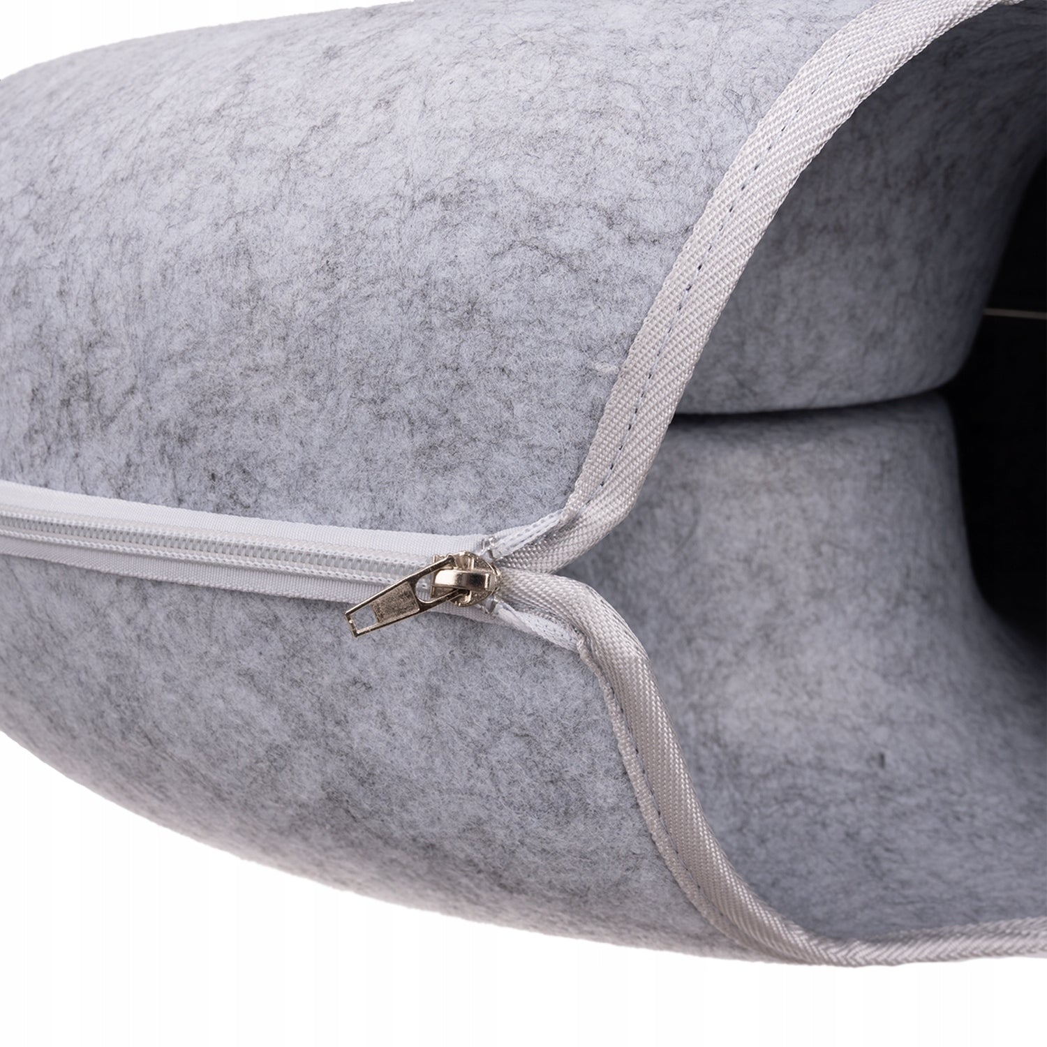 ROUND CAT BED - DONUT Color gray