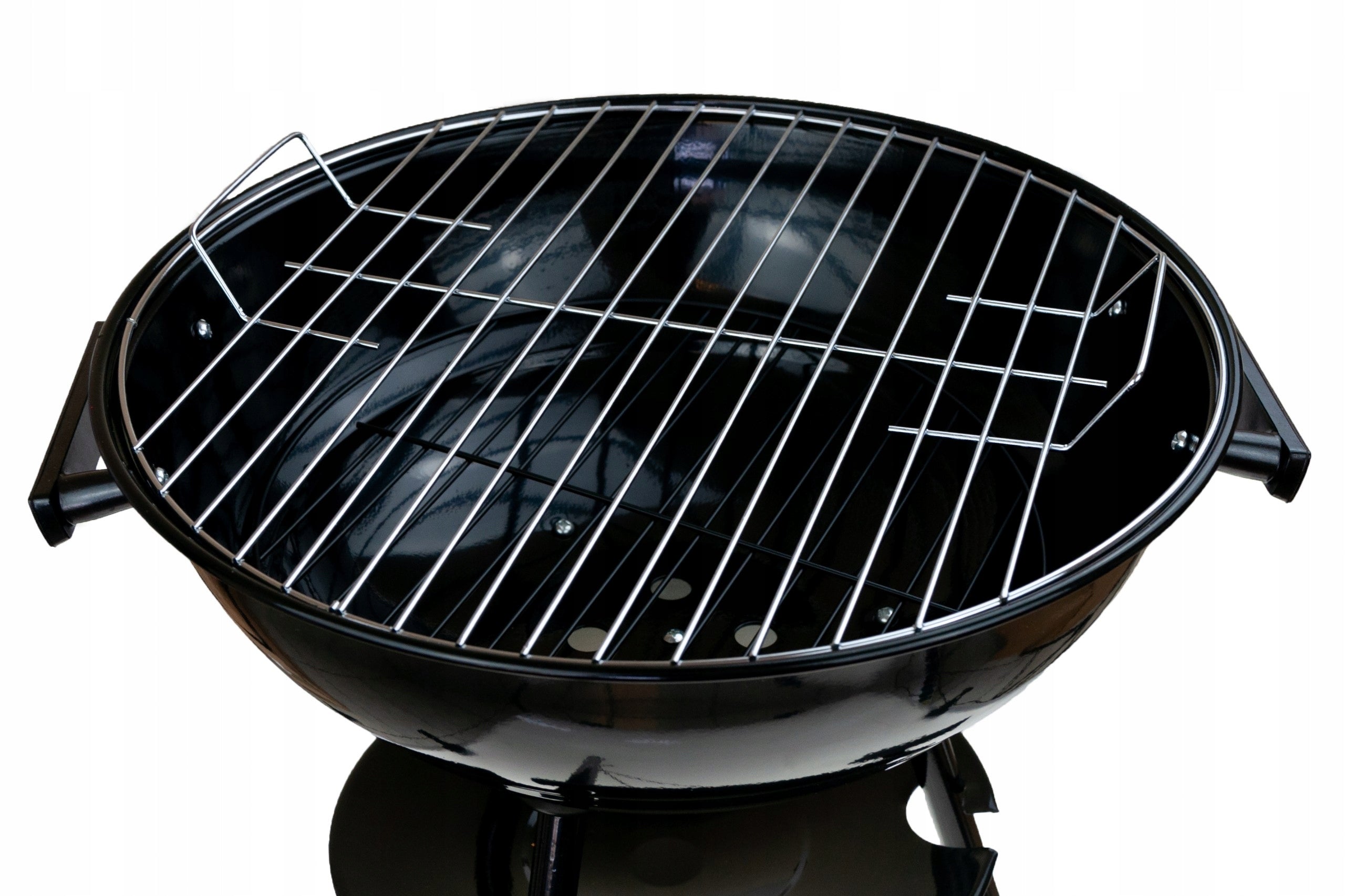 ROUND GARDEN CHARCOAL GRILL WITH COVER ASHTRAY GRATE PORTABLE Manufacturer Martom