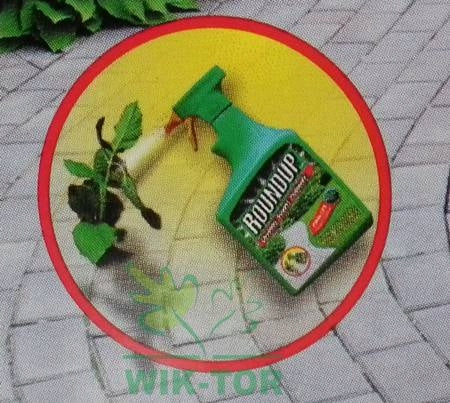 ROUNDUP ANTI-WEED RTU 1L TOTAL ULTRA FOR WEEDS GRASS CUBE SIDEWALKS MOSS Manufacturer Substral