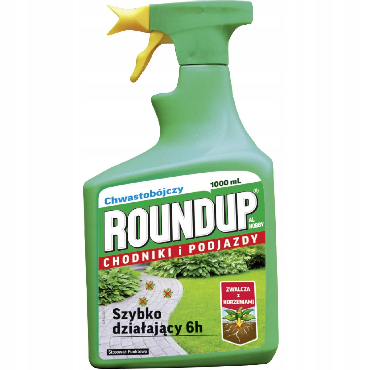 ROUNDUP ANTI-WEED RTU 1L TOTAL ULTRA FOR WEEDS GRASS CUBE SIDEWALKS MOSS