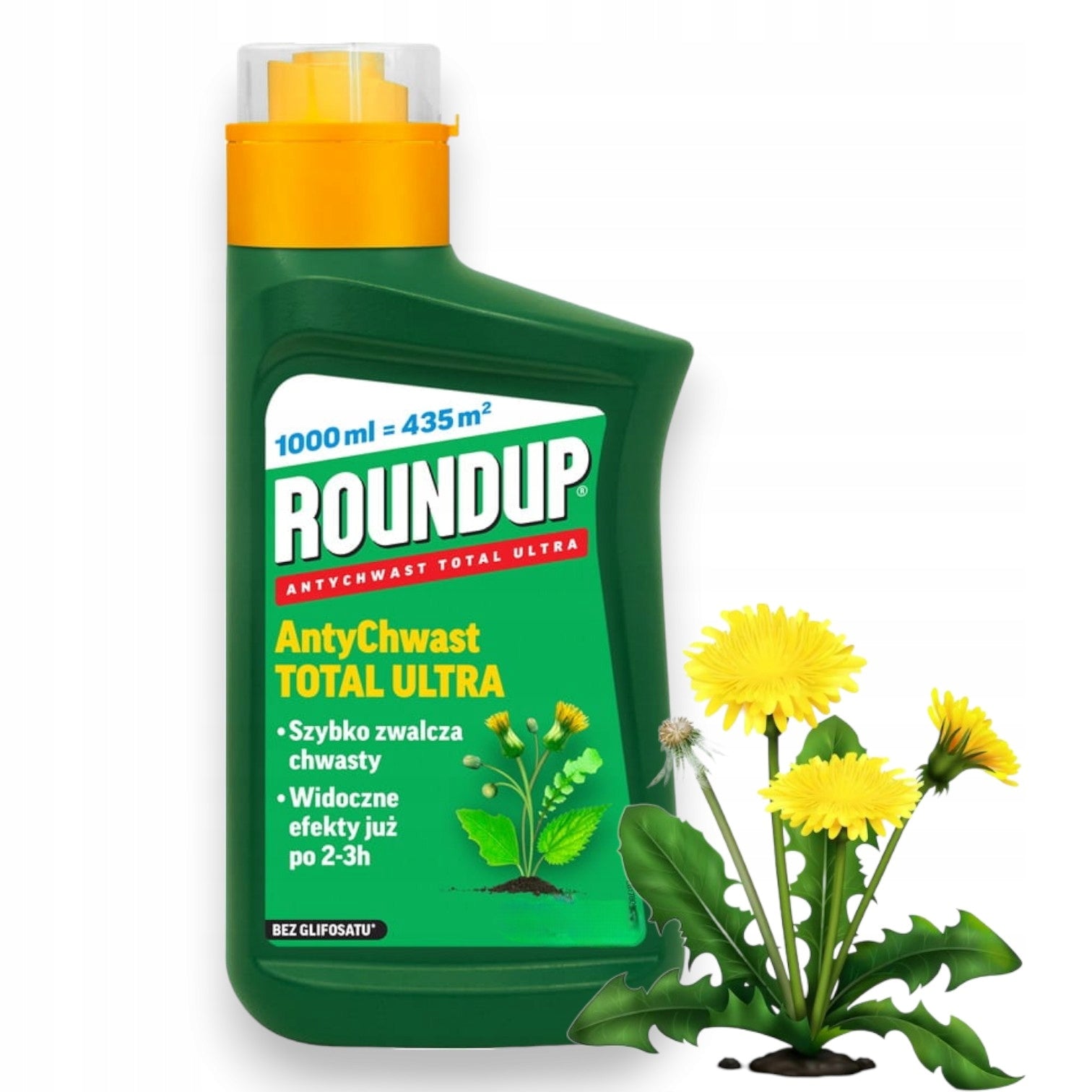 ROUNDUP ANTIWEED TOTAL ULTRA 140 ml FOR WEEDS WORKS 24H SUBSTRAL