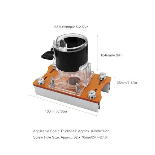 ROUTER BASE WOODEN ALUMINUM PRÉCYCISION CUTTING FOR CARPENTERS Manufacturer code SWC5908151064641