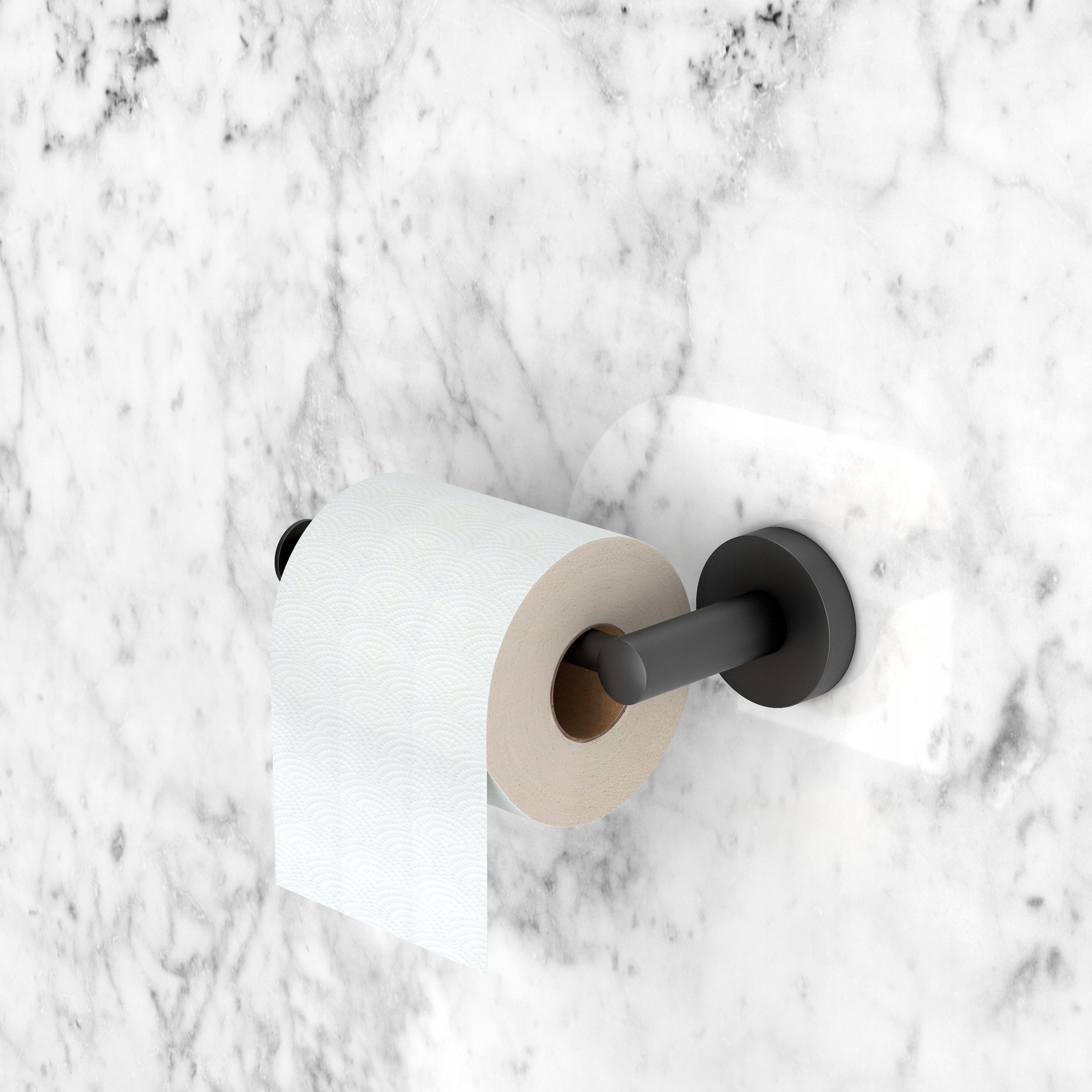 ROY BLACK TOILET PAPER HOLDER Brand Granitan