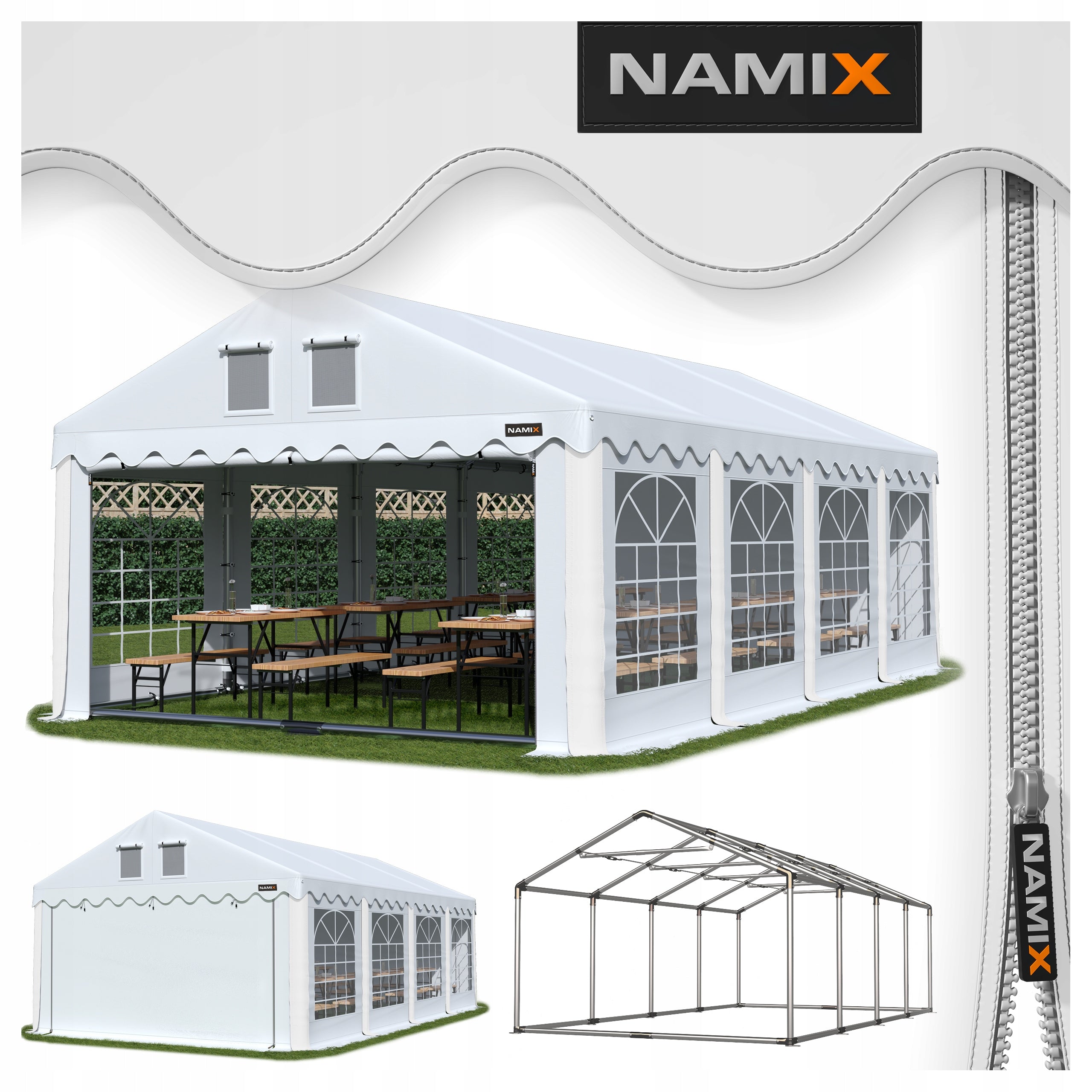 ROYAL 4x8 Garden Party Tent VARIOUS COLORS