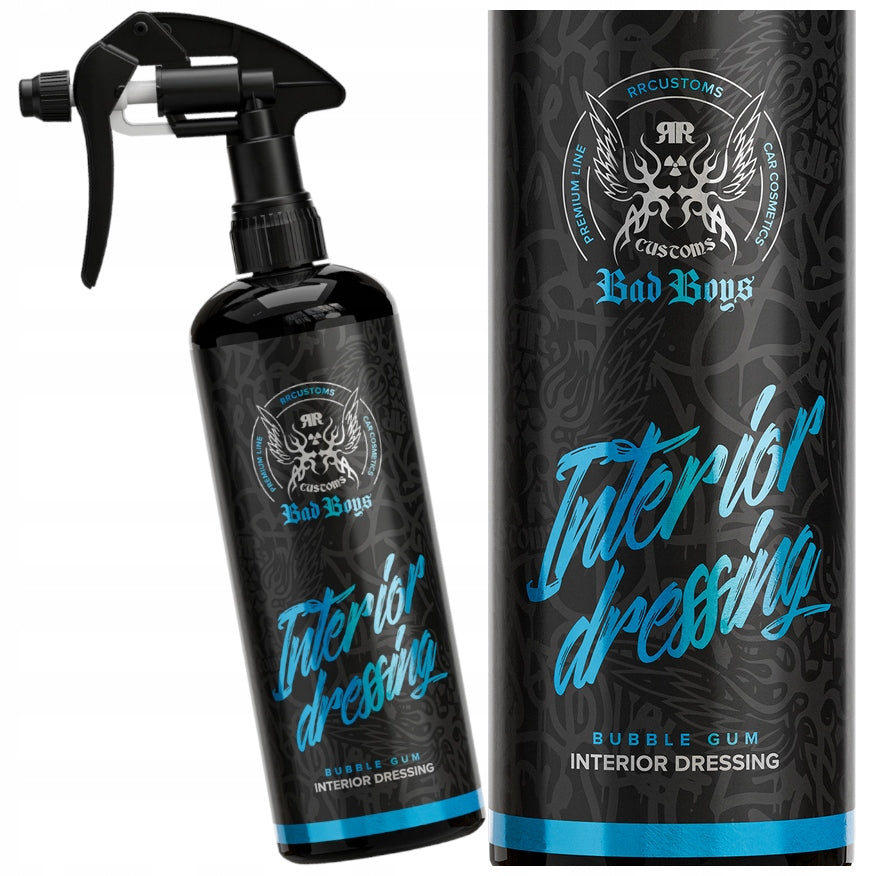 RR CUSTOMS RRC BAD BOYS INTERIOR DRESSING BUBBLE GUM DARKENS PLASTICS