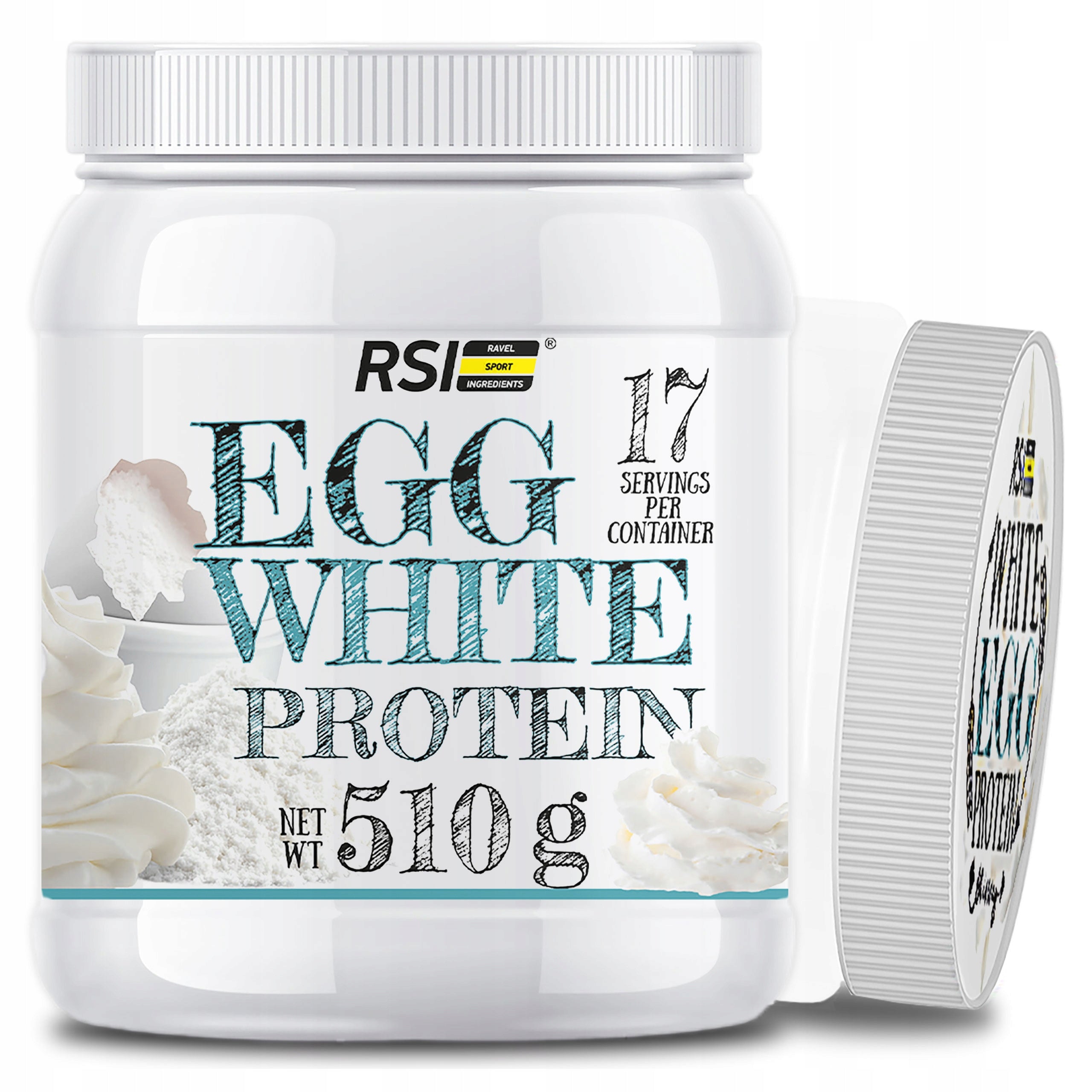 RSI EGG WHITE PROTEIN 510g ALBUMINA EGG WHITE REGENERATION NATURAL DIET