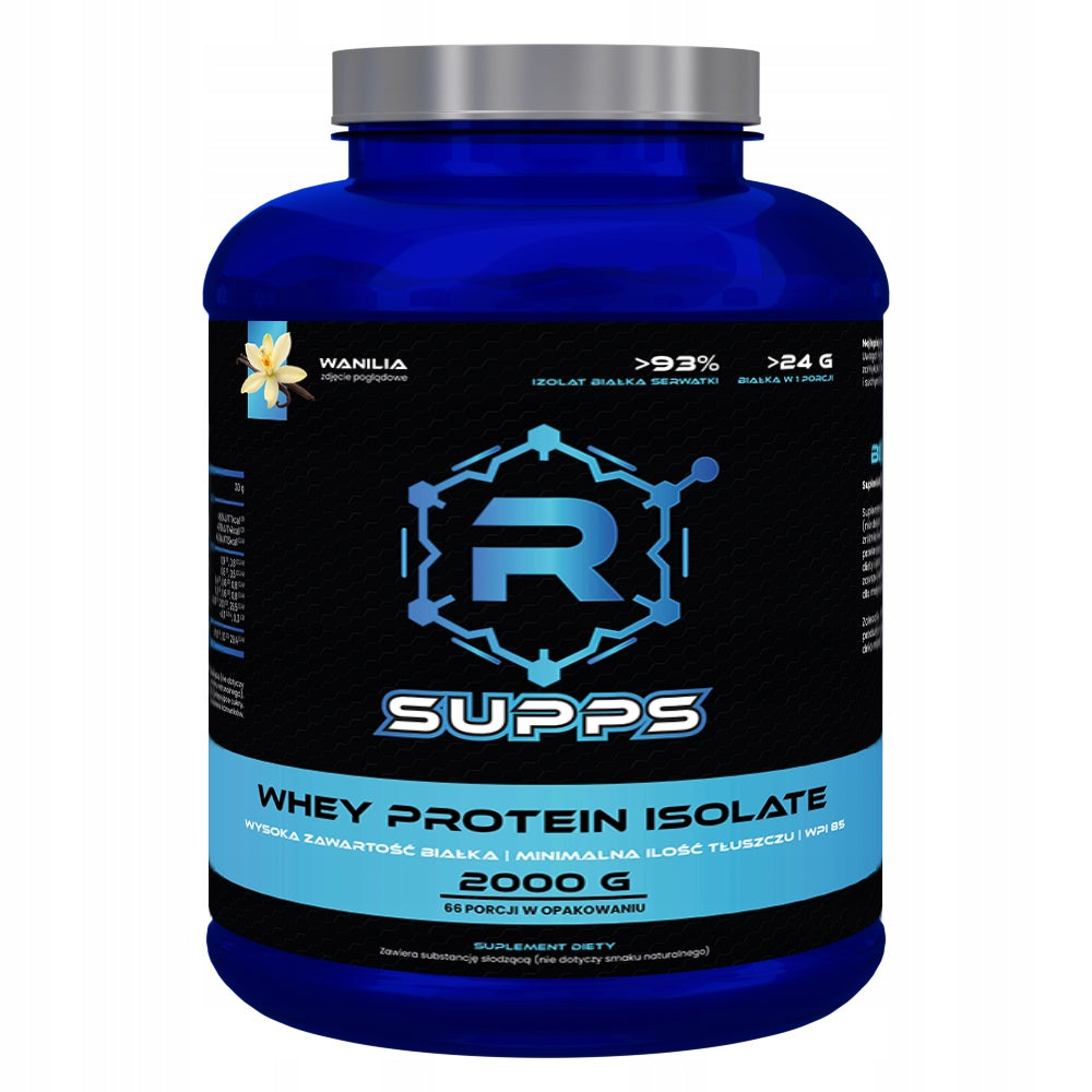 RSUPPS Protein supplement whey protein isolate WPI 98% 2000G VANILLA