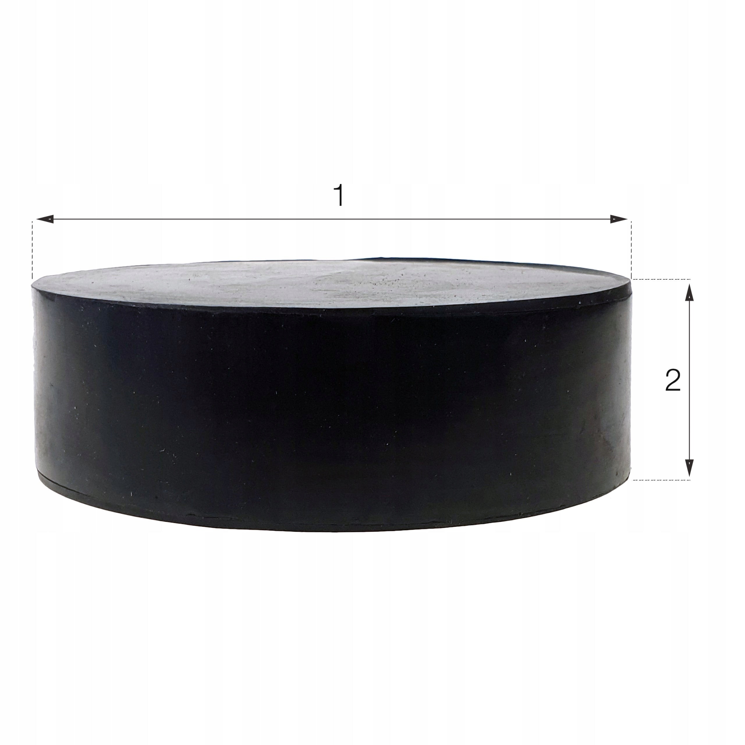 RUBBER BACKING FOR FROG JACK 100X30MM - STIX Product weight with unit packaging 0.3 kg