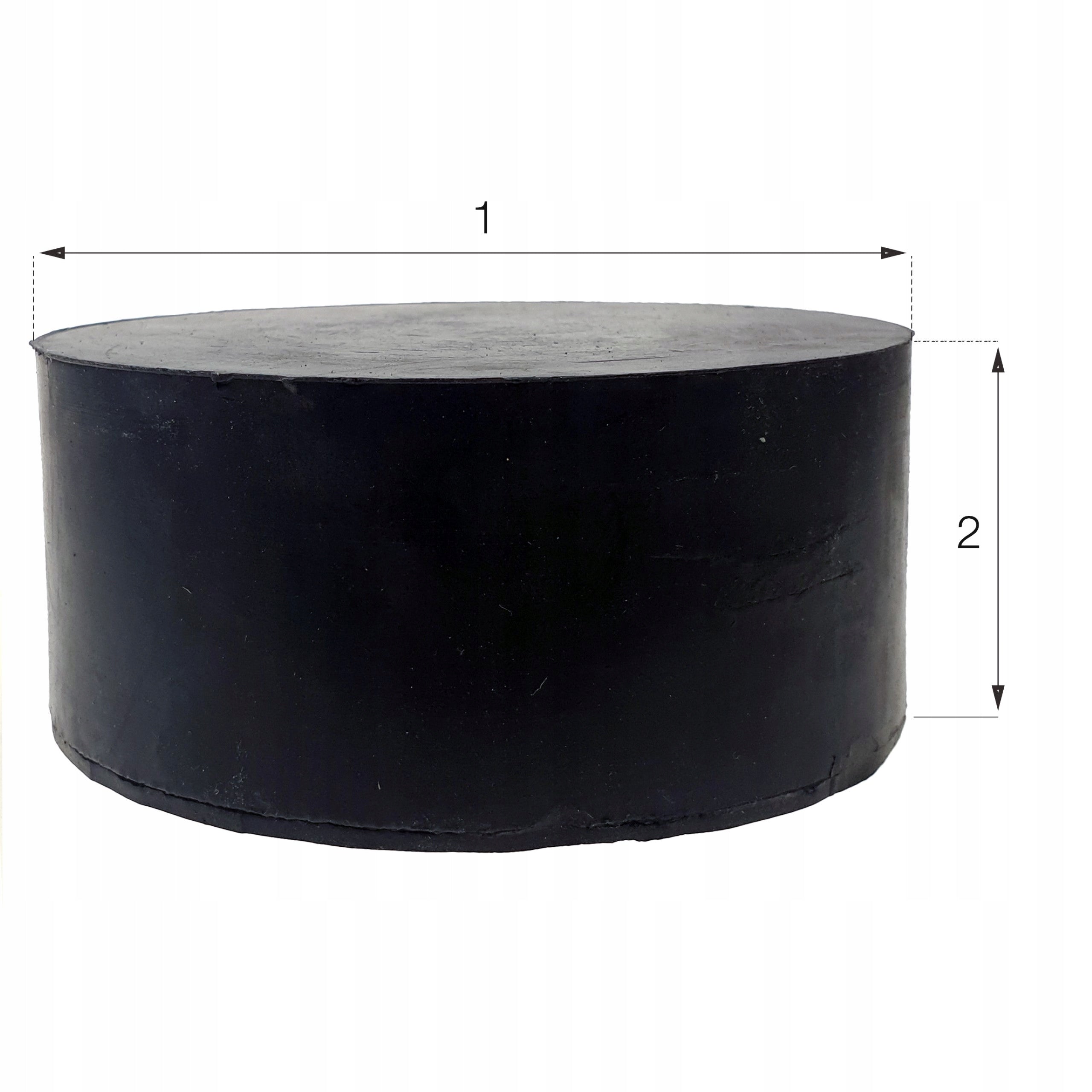 RUBBER BACKING FOR FROG JACK 100X40MM - STIX Product weight with unit packaging 0.4 kg