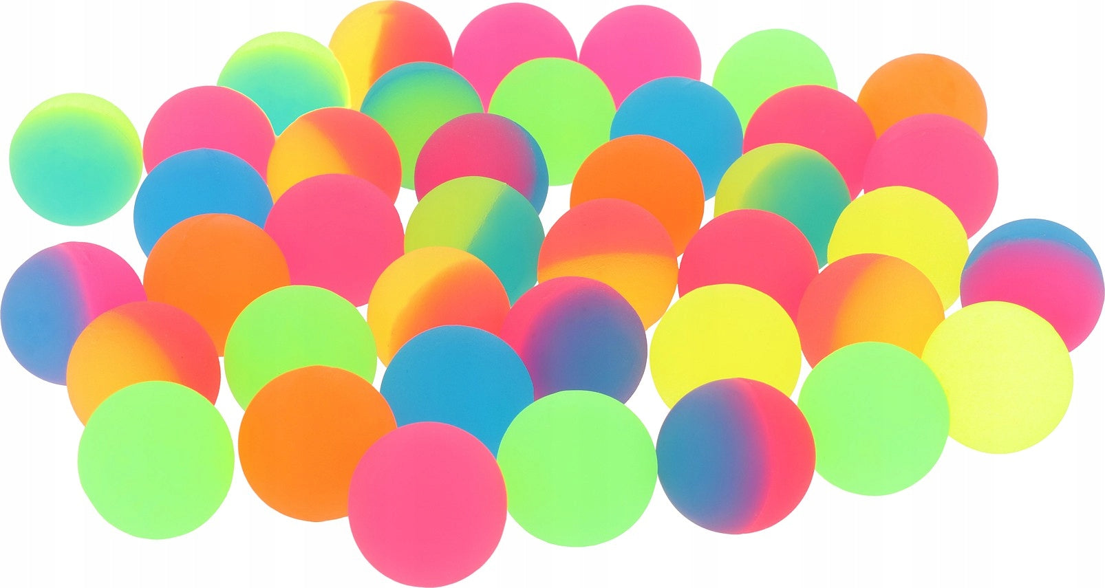 RUBBER BALL COLORED BALL 10 pcs Packaging status original