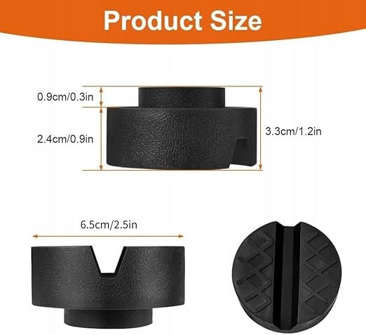 RUBBER COVER FOR FROG LIFT UNDER THE THRESHOLD 2 PCS Maximum lifting height 20 mm