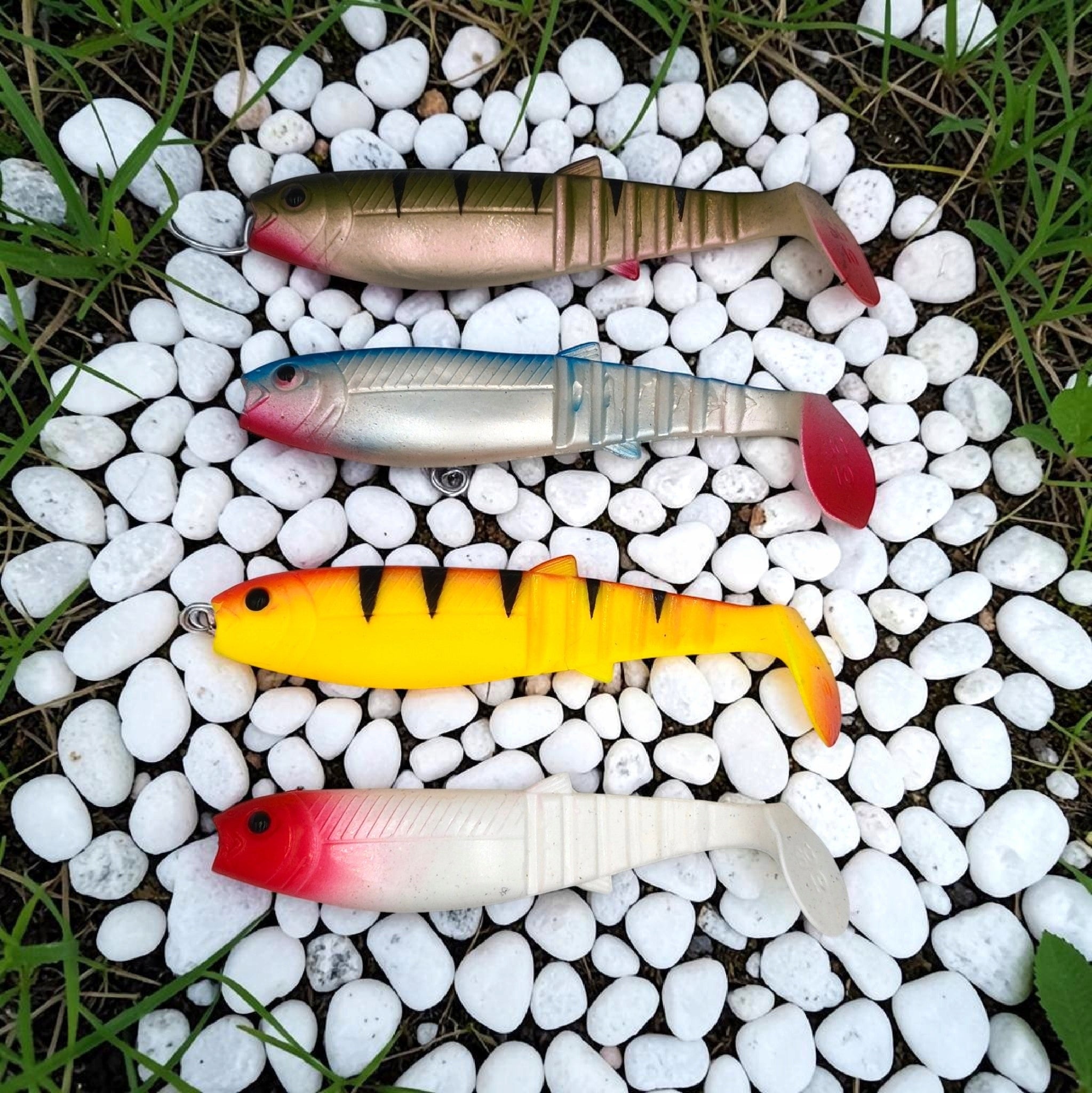 RUBBER FOR PIKE CANNIBAL SAVAGE GEAR 10CM SET OF 14 PIECES Packaging status original