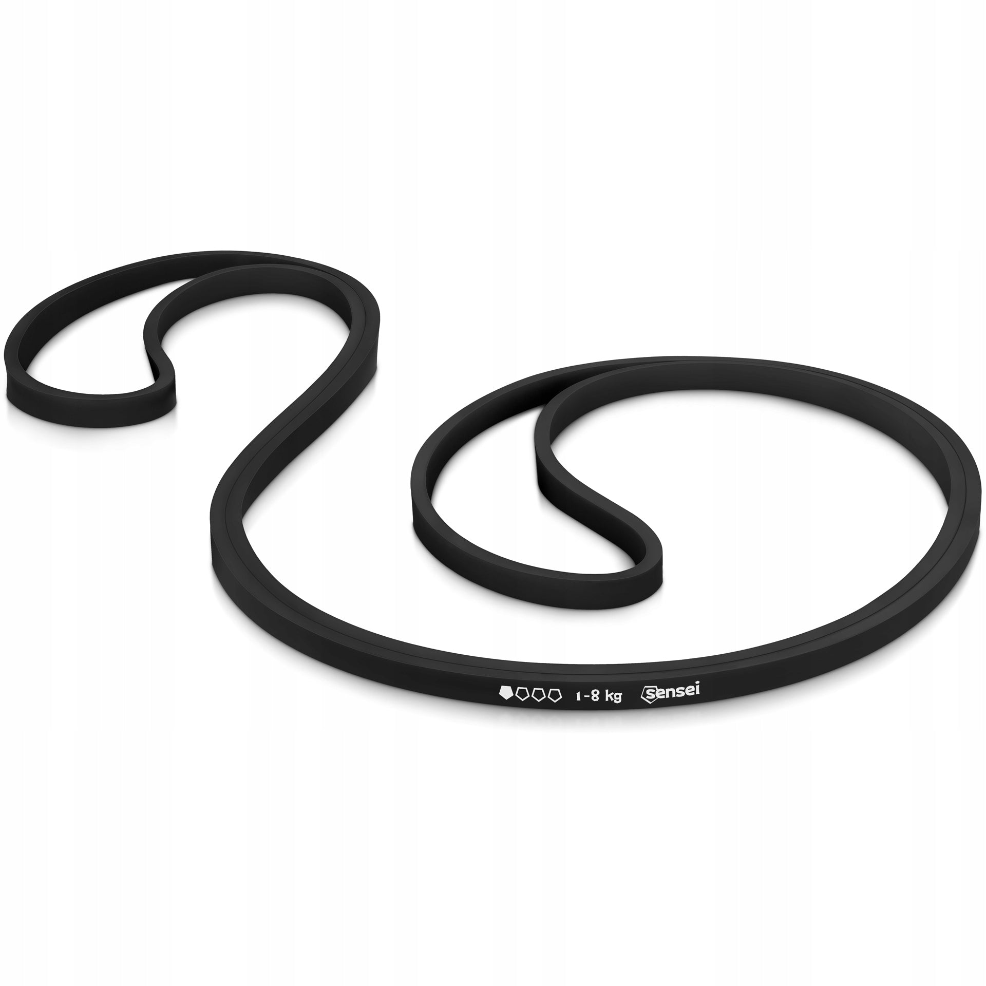 RUBBER POWER BAND 1-8 kg, Resistance Exercise Tape, Pull-up Training