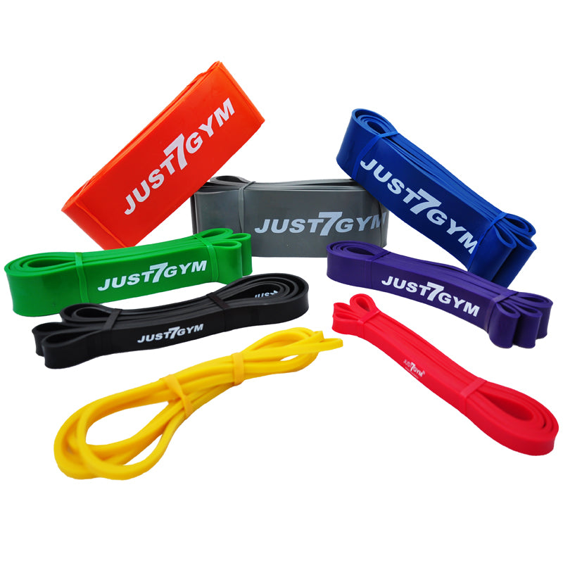 RUBBER POWER BAND RESISTANCE BAND FITNESS 8-10KG J7G Color red