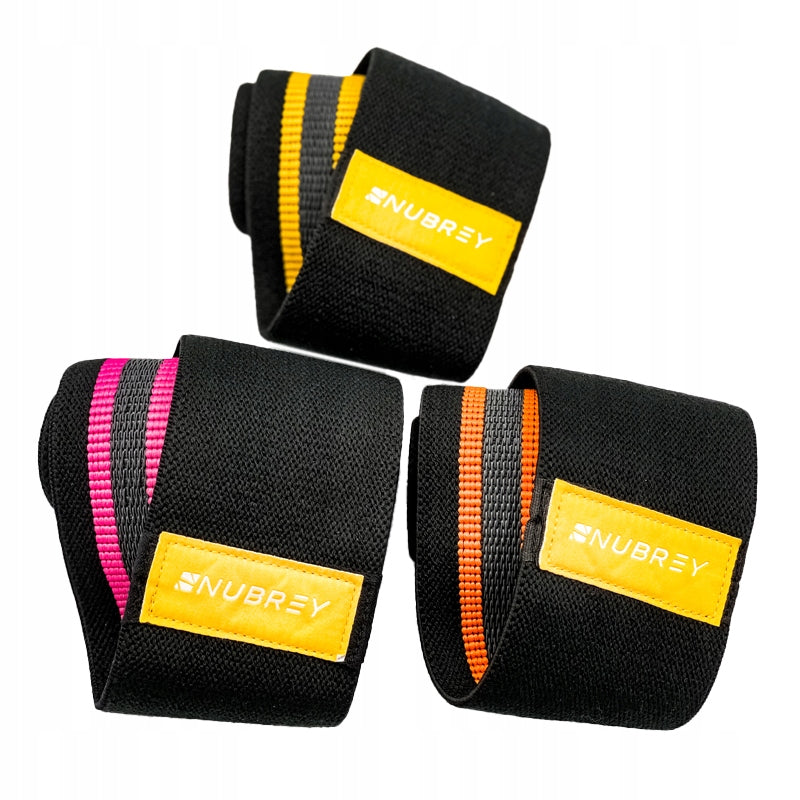 RUBBER RESISTANCE BANDS HIP BAND FOR STRETCHING EXERCISES RUBBER SET 3 PACK FITNESS Brand Nubrey