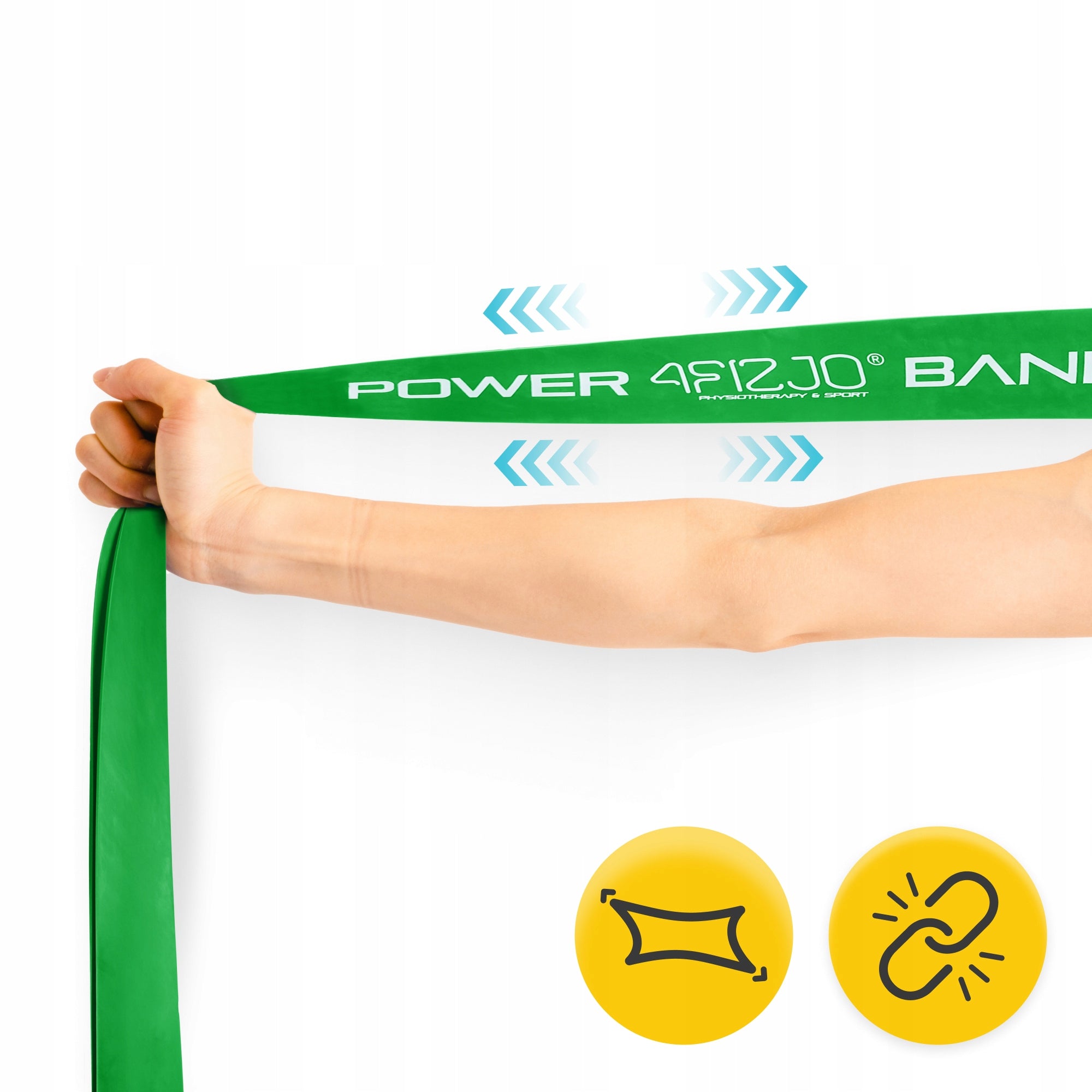 RUBBER RESISTANCE BANDS POWER BAND FOR EXERCISE FITNESS TRAINING SET OF 5PCS. Width 68 mm
