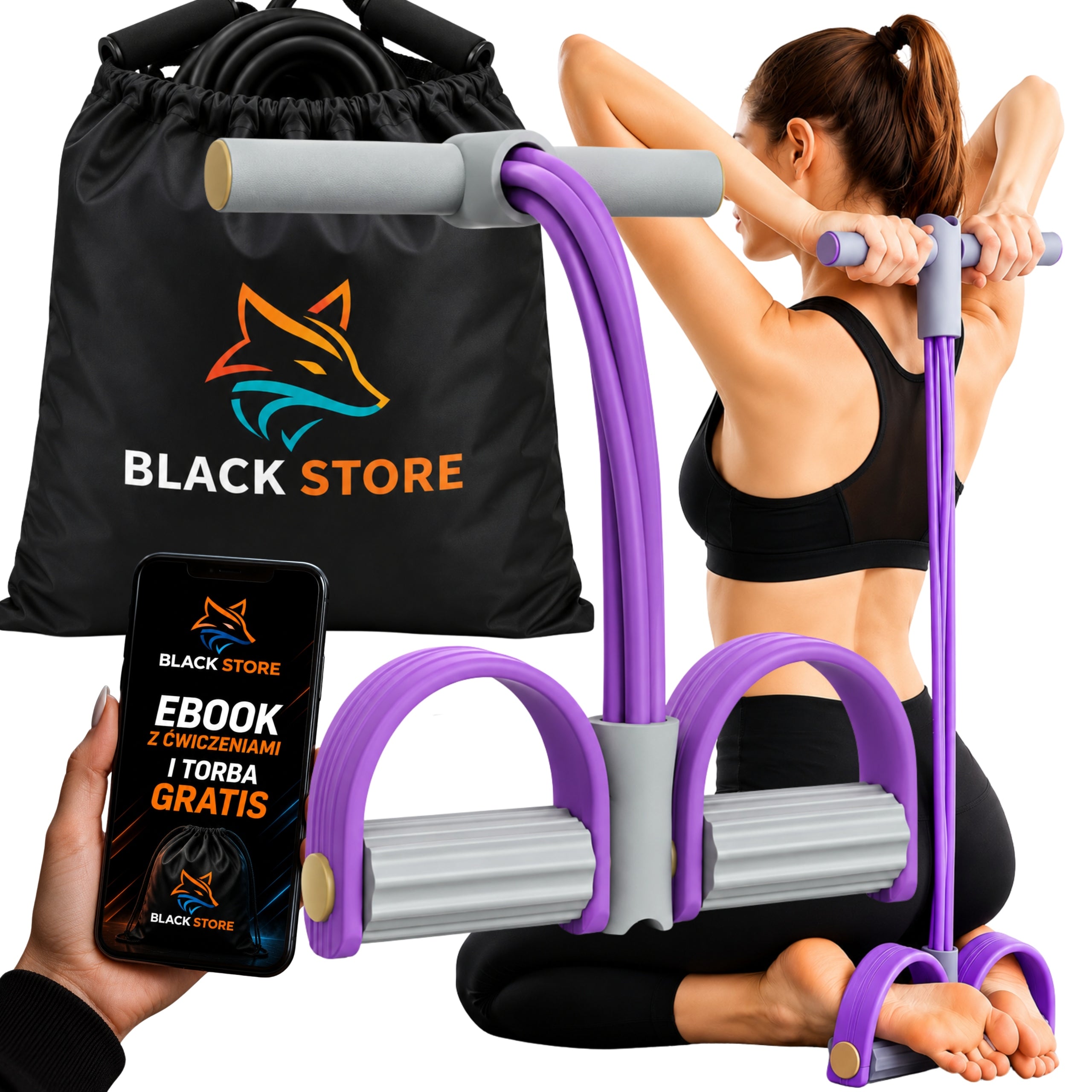 RUBBER RESISTANCE EXERCISE TAPE FOR WOMEN ABDOMINAL THIGH TRAINING ARMS EBOOK
