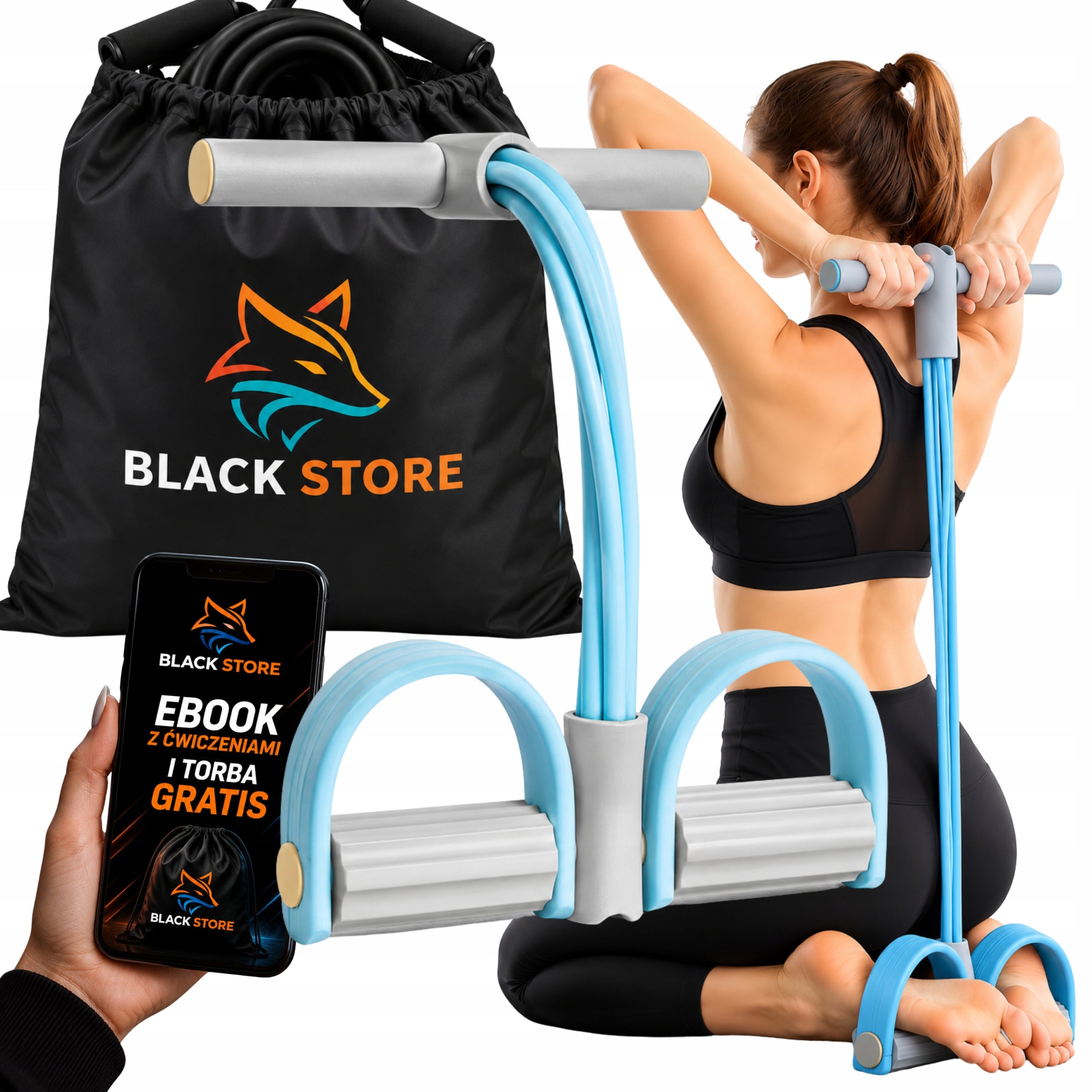 RUBBER RESISTANCE EXERCISE TAPE FOR WOMEN ABDOMINAL THIGH TRAINING ARMS EBOOK