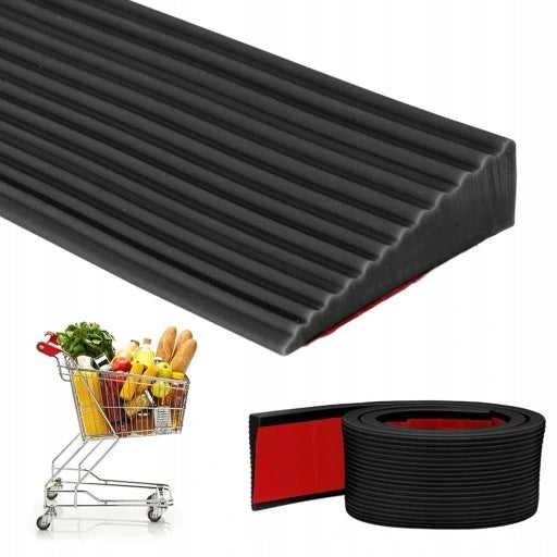 RUBBER THRESHOLD RAMP 150X8X3 CM BLACK FOR CLEANING ROBOT