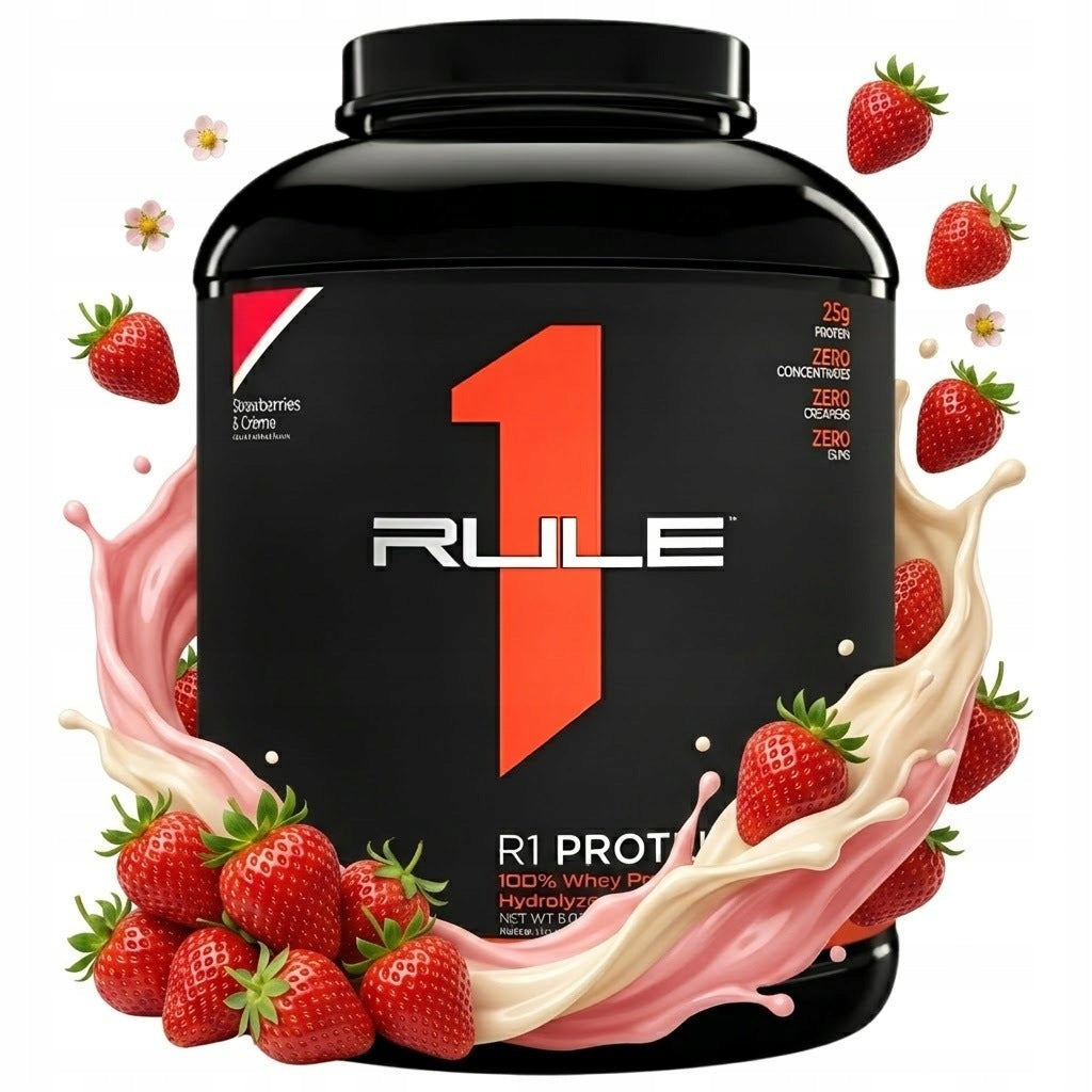 RULE1 Protein Strawberries Creme 2280g hydrolysate PROTEIN WPH WPI