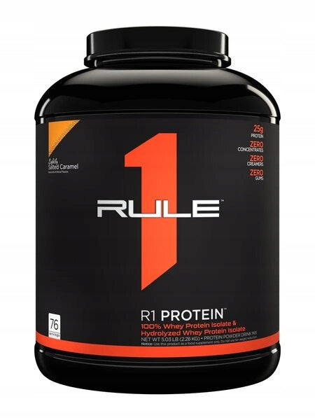 RULE1 R1 Protein Whey Salted Caramel 2260g hydrolyzate PROTEIN WPH WPI isolate