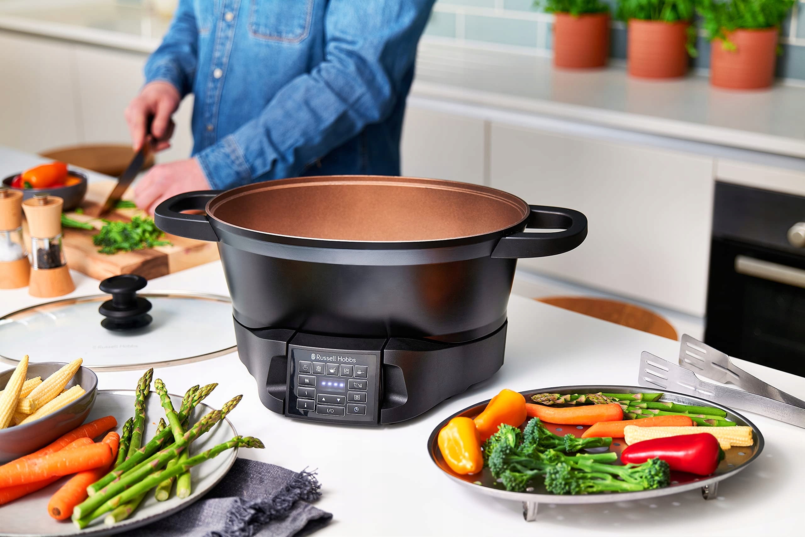 RUSSELL HOBBS Multicooker 6,5L 8 Cooking Functions Digital Display Brand Russell Hobbs