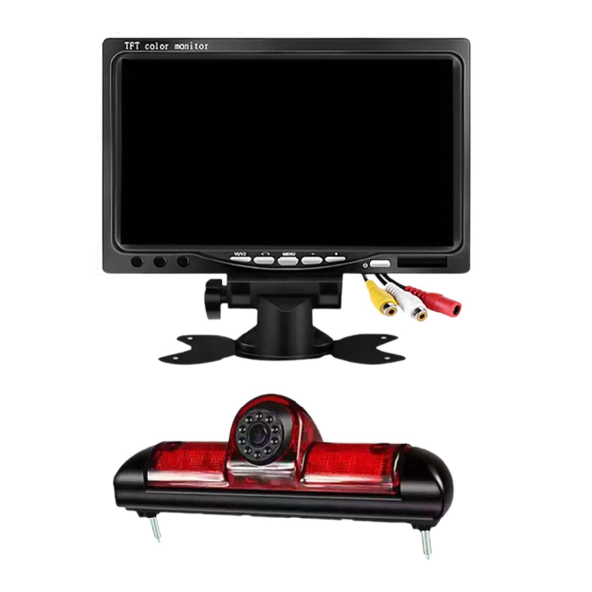 RV 3rd Brake Light Reverse Camera with Kit 26cm Long Light 7inch Monitor