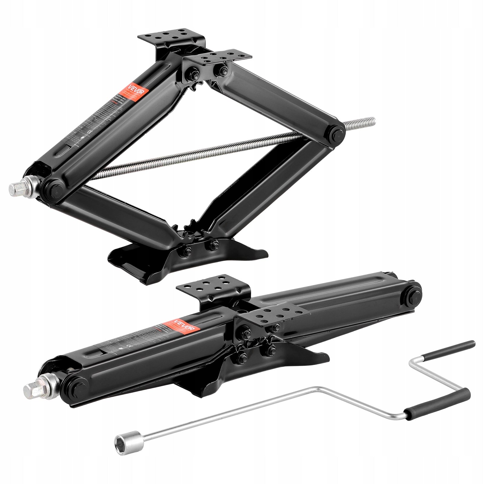 RV Scissor Jacks 5000lbs 23.4in RV Stabilizer Leveling Scissor Jacks 2 Set