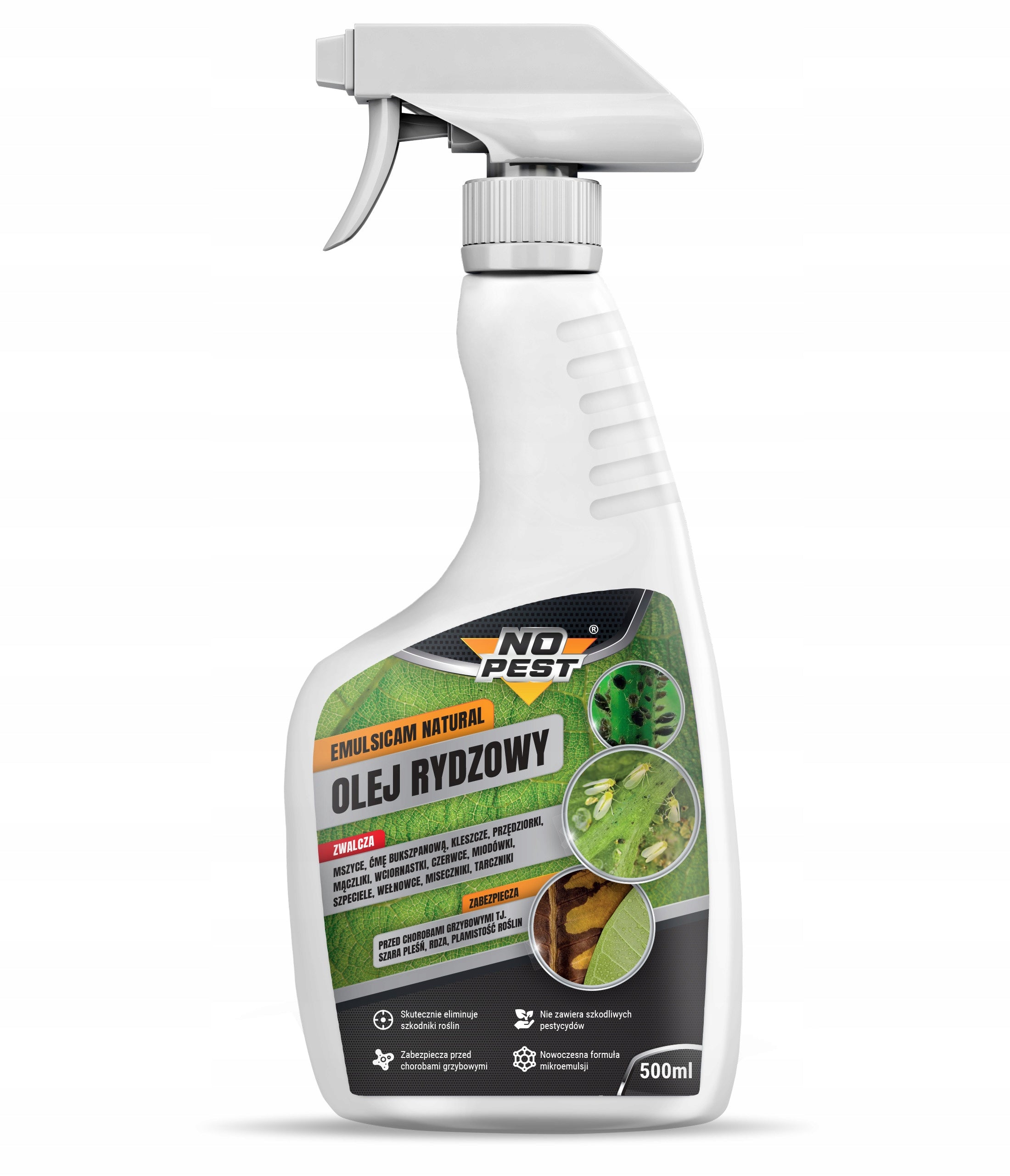 RYE OIL PREPARATION LIQUID FOR APHIDS MOTH TICKS SPIDER MITES NO PEST 500ML Packaging status original