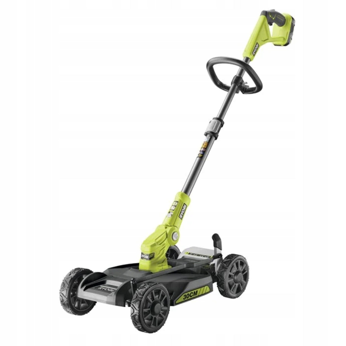 RYOBI Multifunction mower 30cm 18V RY18LMC30A-120 + Aku 2Ah + Charge. Packaging status original