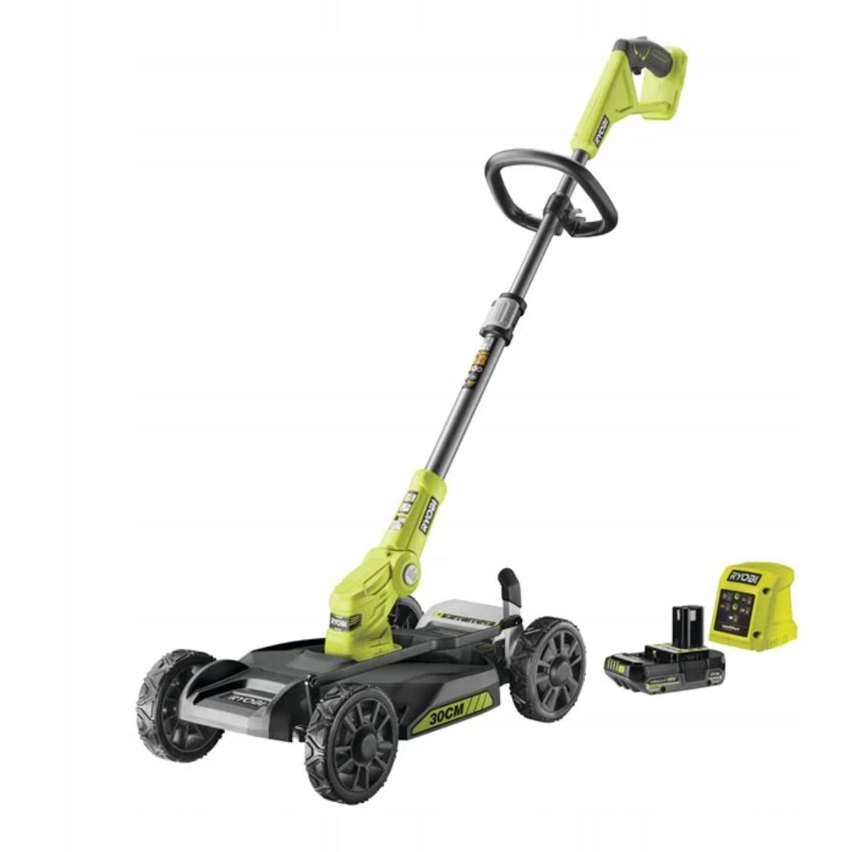RYOBI Multifunction mower 30cm 18V RY18LMC30A-120 + Aku 2Ah + Charge.