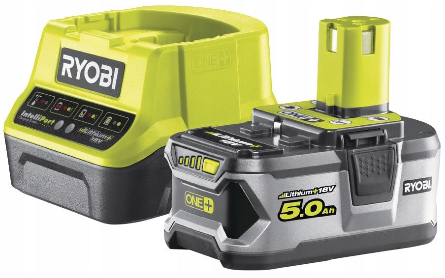 RYOBI Rechargeable battery 5.0Ah+ CHARGER RC18120-150