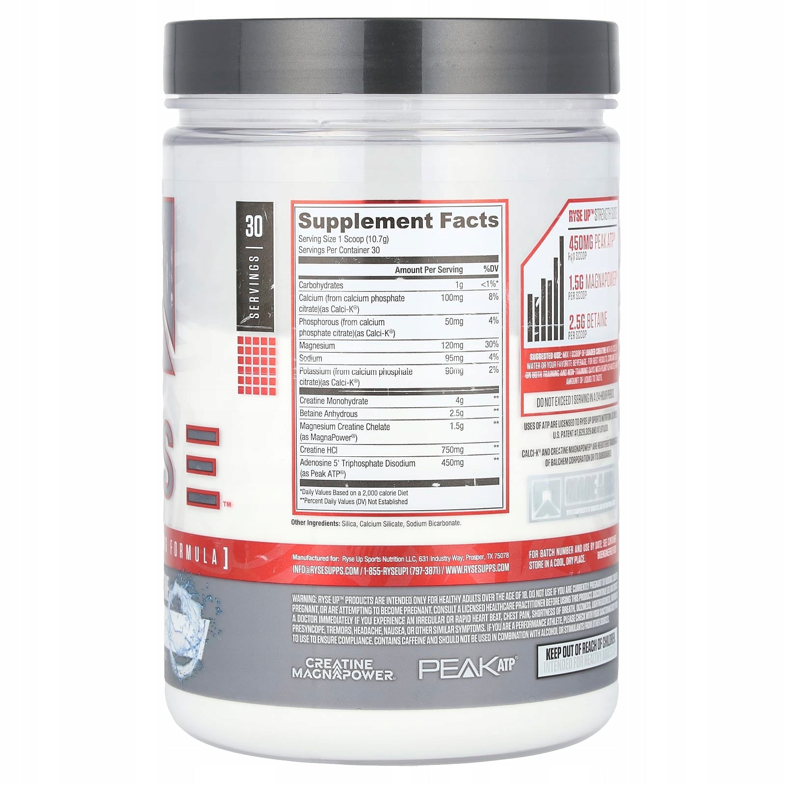 RYSE, Saturated Creatine, without flavourings, 321 g Expiration date at least 3 months from the date of purchase