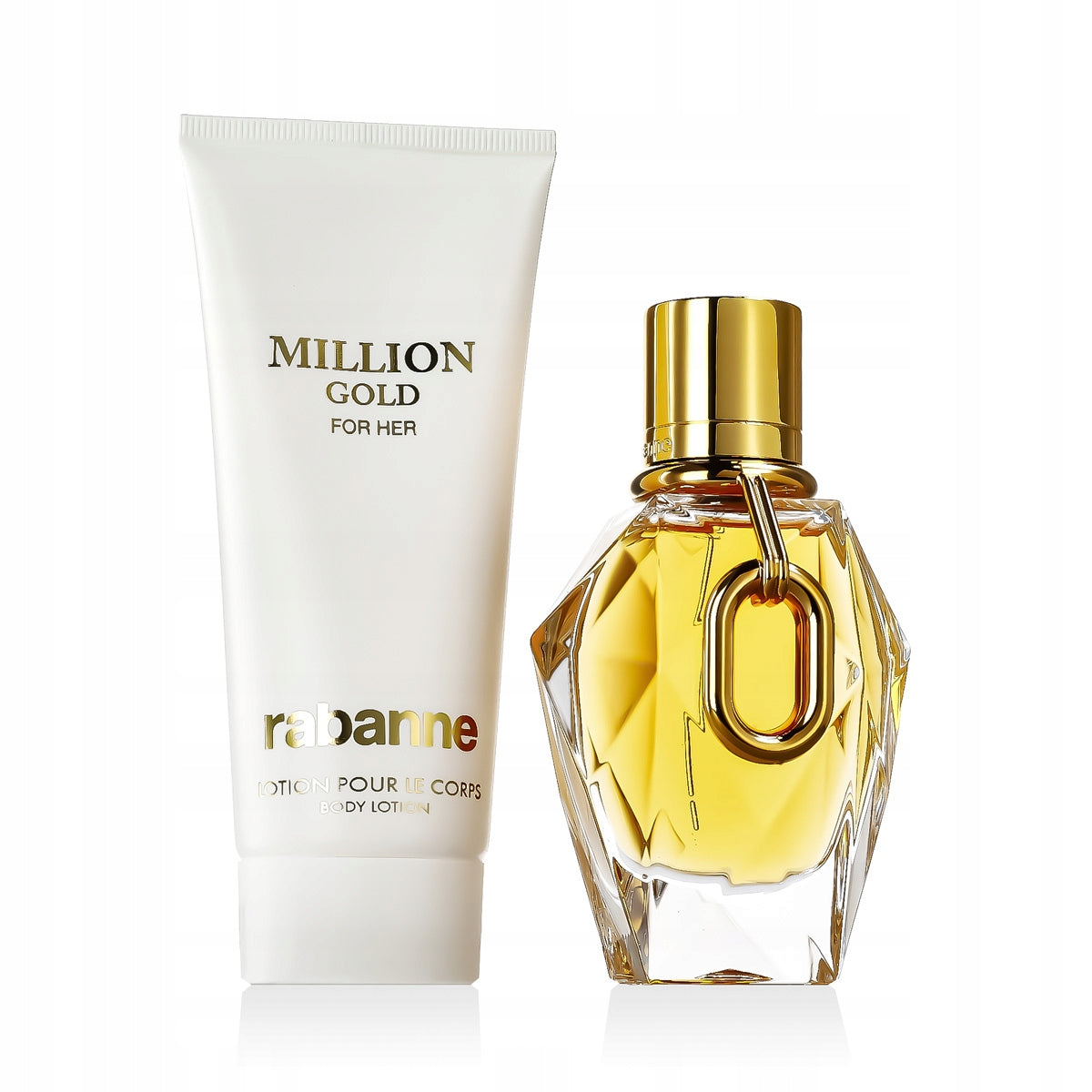 Rabanne Lady Million Gold EDP 50 ml + Body Lotion 100 ml (Women's)