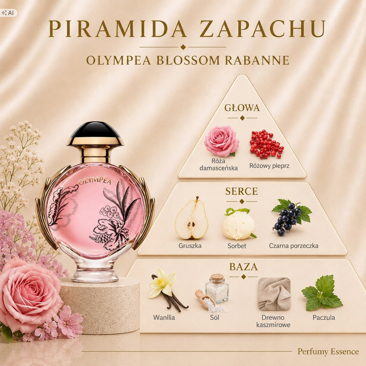 Rabanne Olympéa Blossom EDP 50 ml Brand Paco Rabanne