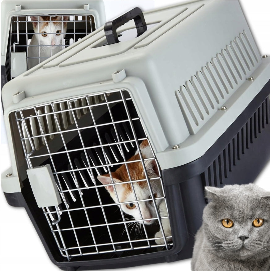 Rabbit Dog Cat Transporter Cage Portable Sturdy Strong + FREEBIE Manufacturer code transporter dla zwierząt królika psa kota